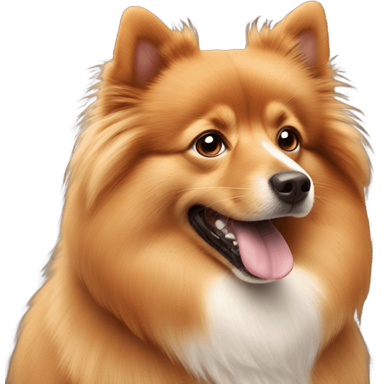 Full Red German Spitz emoji