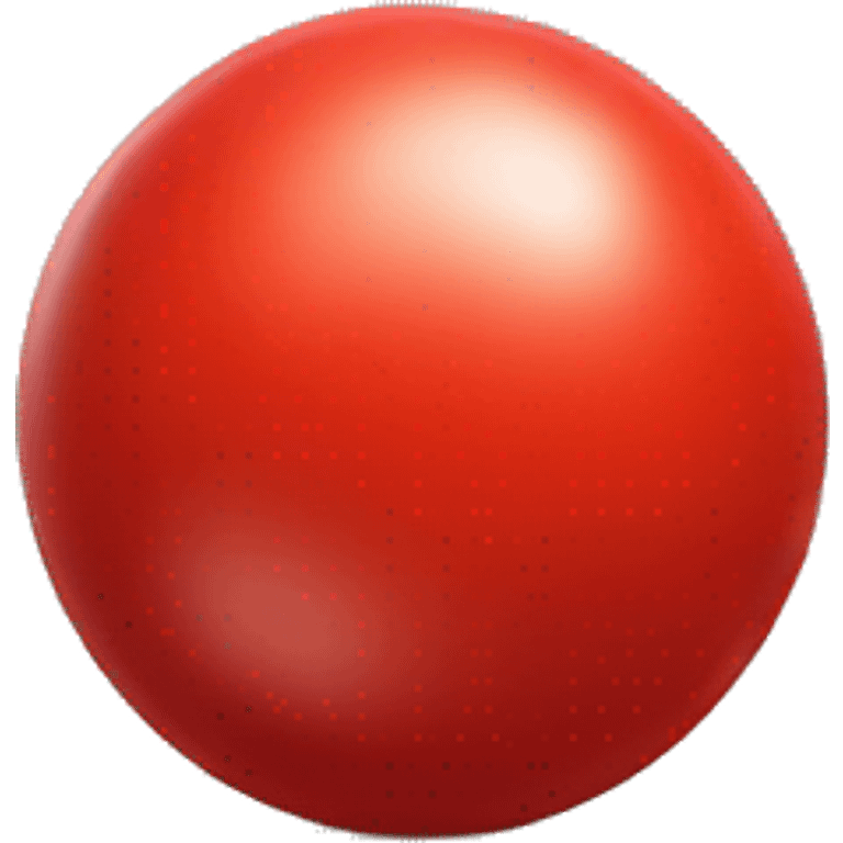 RED BALL NUMBER 8 emoji