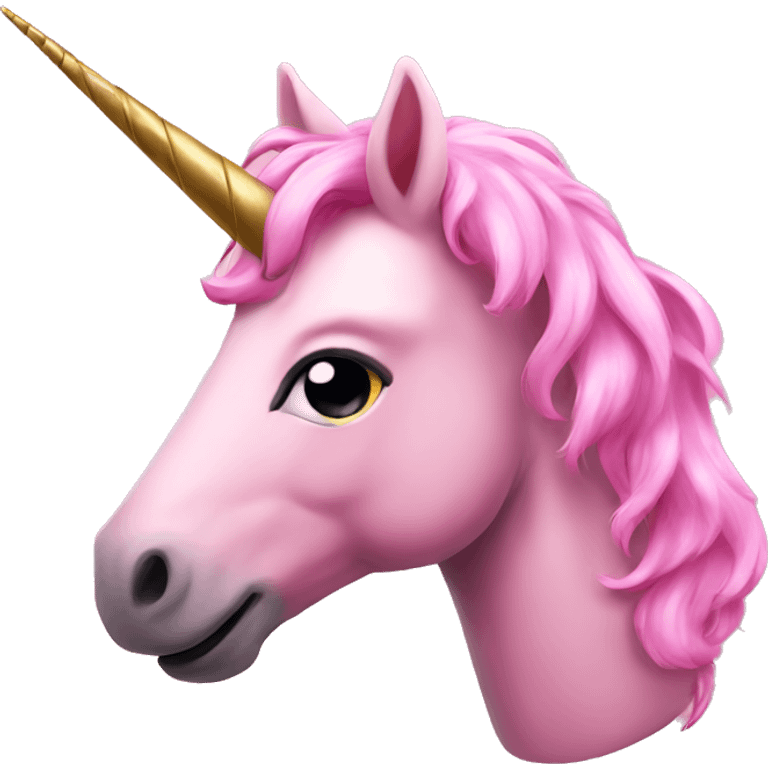 Pink unicorn  emoji