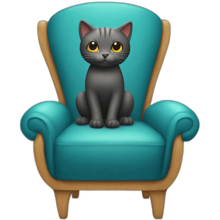 kity on a chair emoji