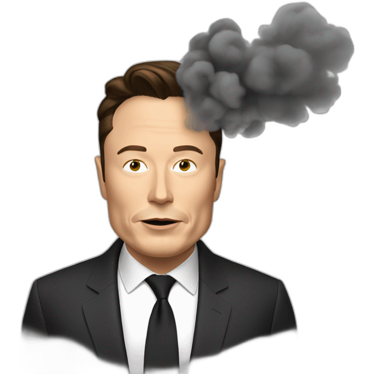 Elon musk podcast smoke emoji