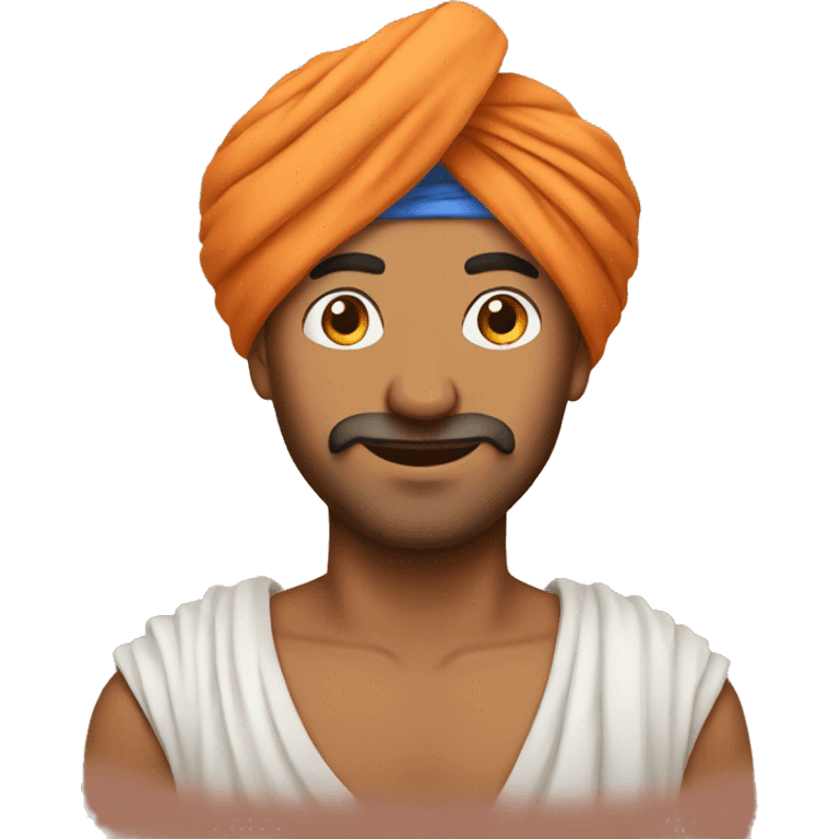 indian guy with turban emoji