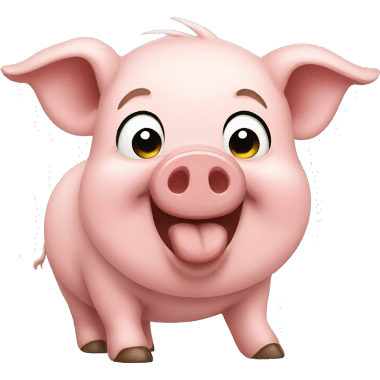 Pig happy  emoji