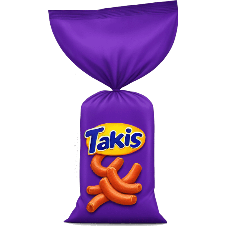 Open bag of takis emoji