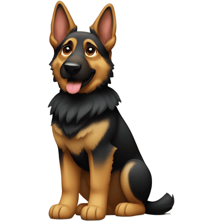 German shepherd  emoji