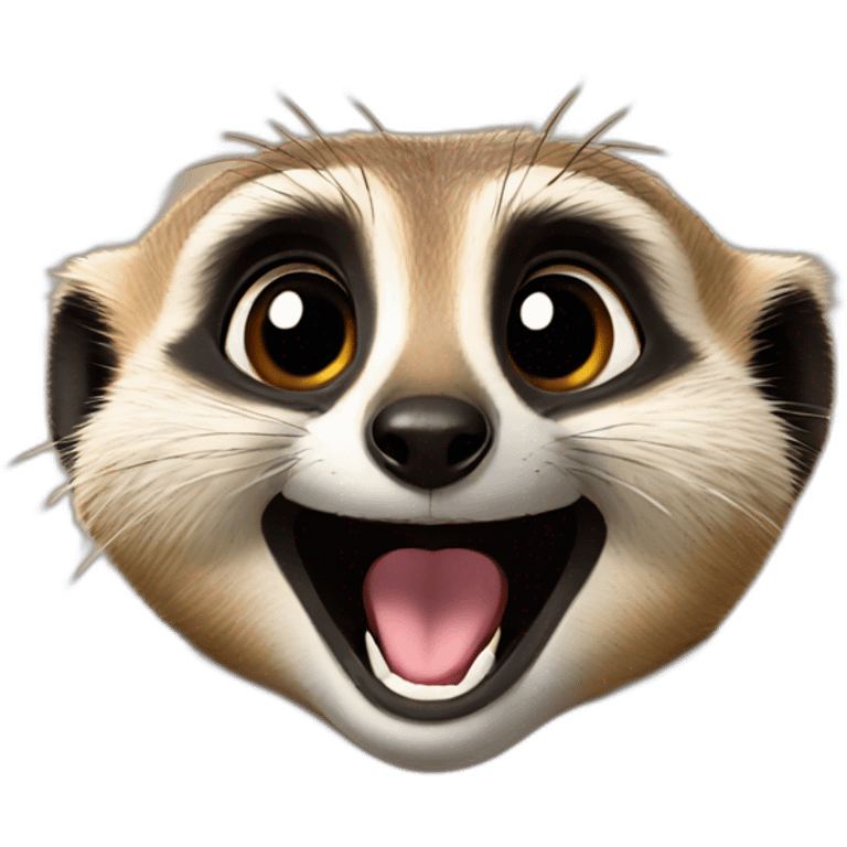 laughing meerkat emoji