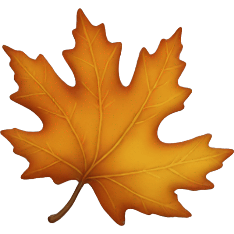 Aesthetic fall leaf  emoji