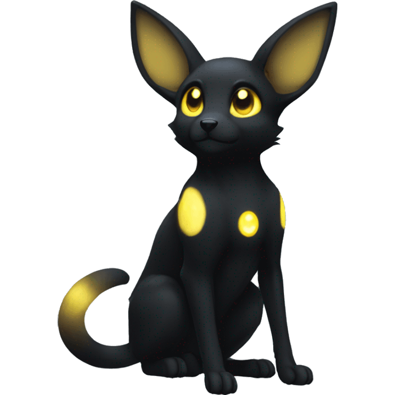 Lunar Nebula Umbreon full body emoji