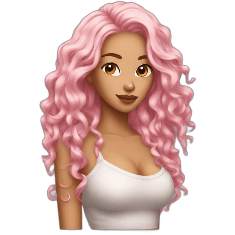 Doja cat les cheveux rasés emoji