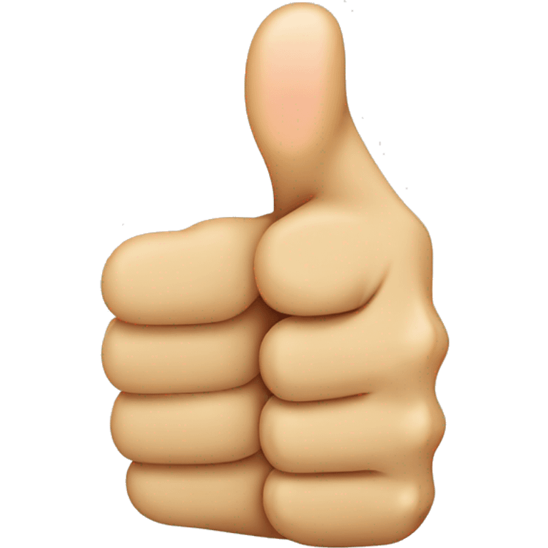 thumbs up emoji with 8 fingers emoji