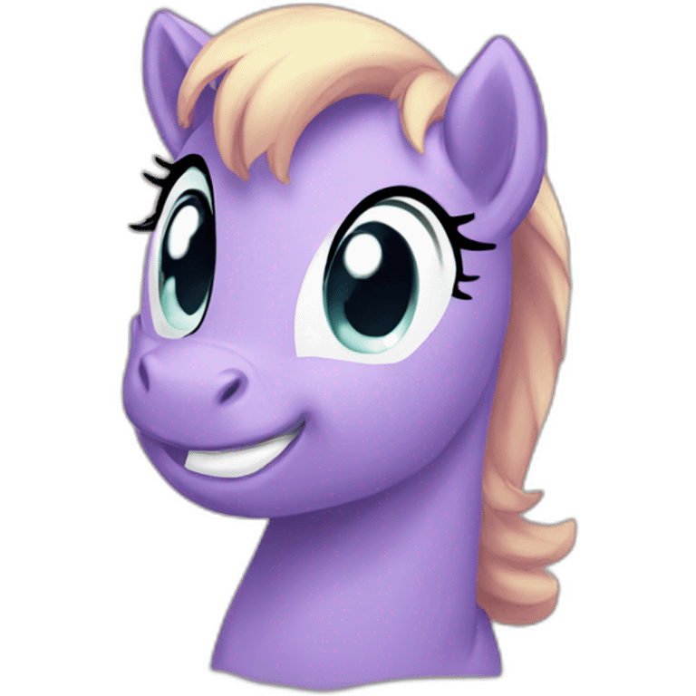 Poney cute emoji