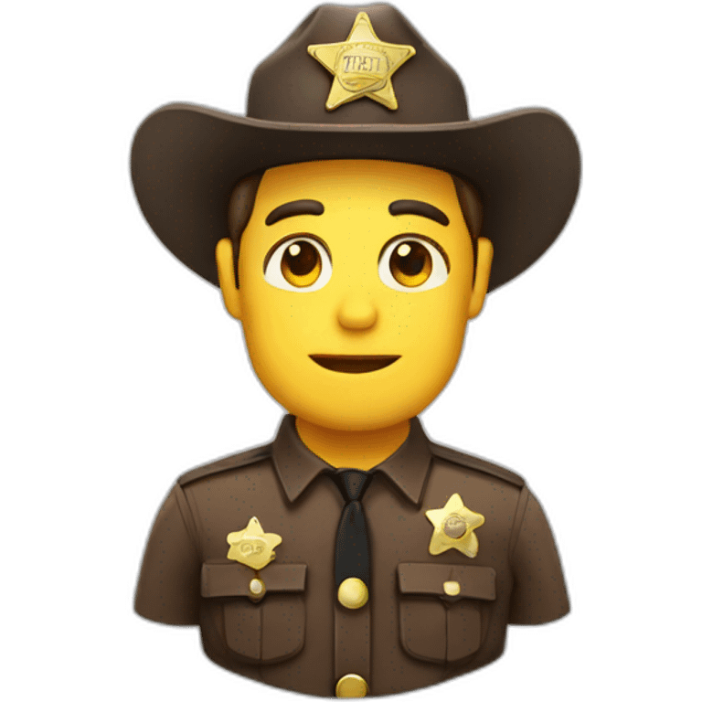 sheriff badge emoji