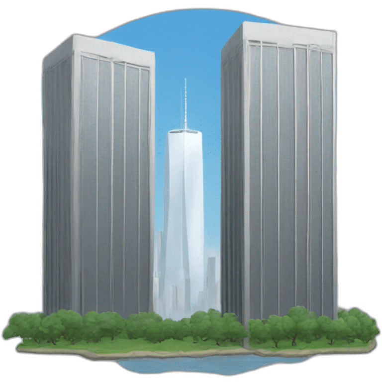 twin tower emoji