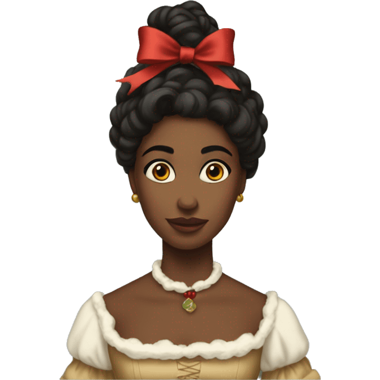 1800’s woman aesthetic Christmas  emoji