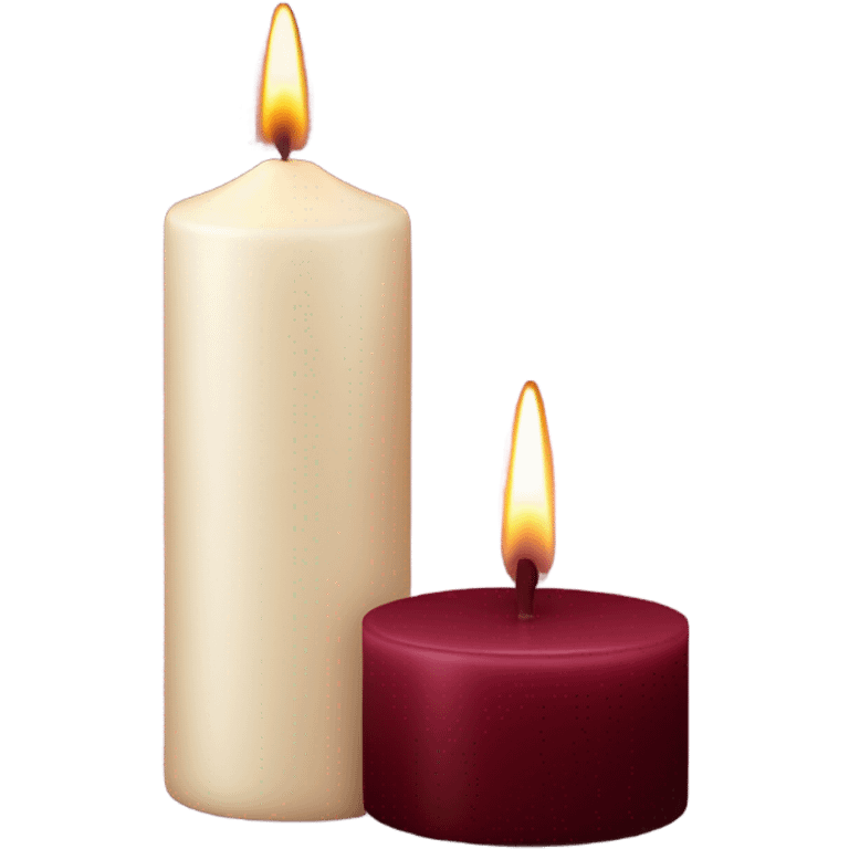 burgundy 🕯️ emoji