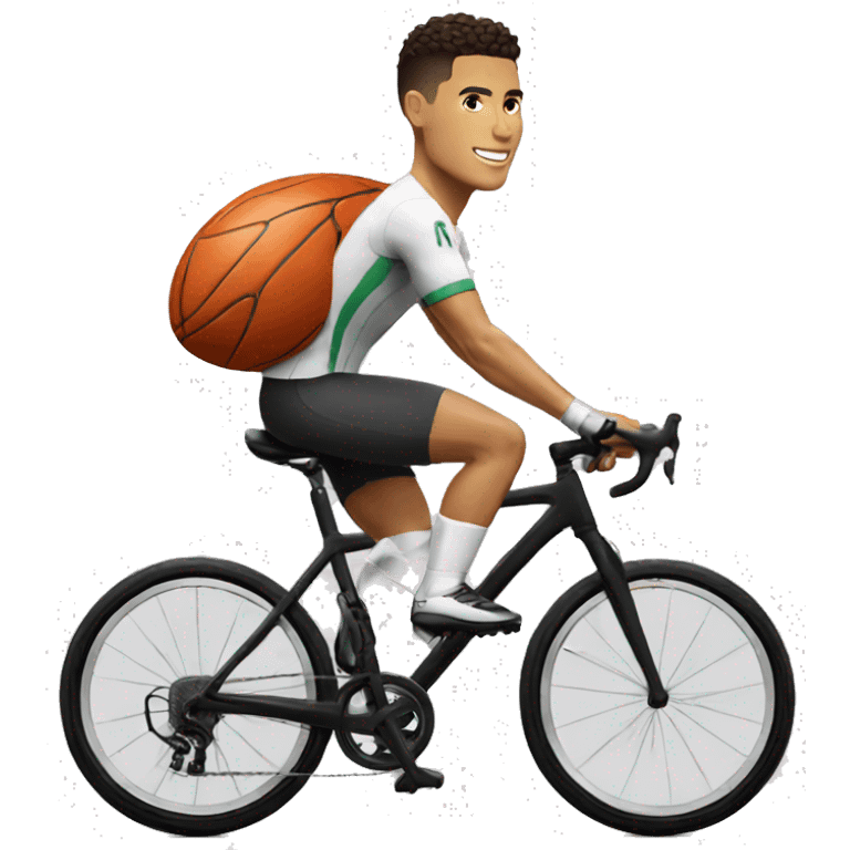 Ronaldo en vélo  emoji