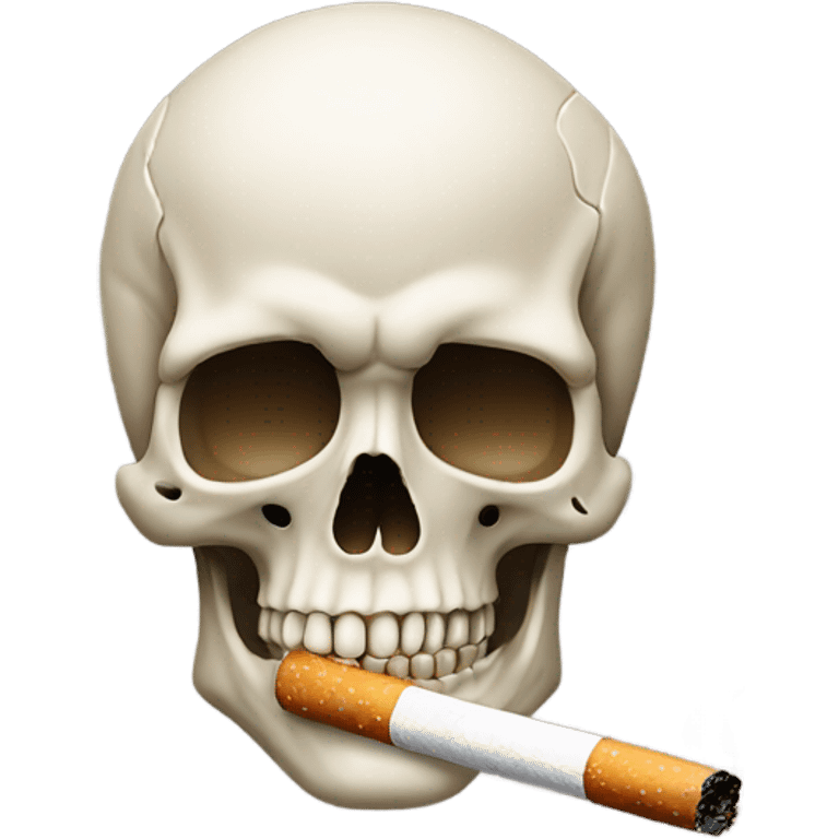 MIX A SKULL EMOJI WITH A CIGARETTE  emoji emoji