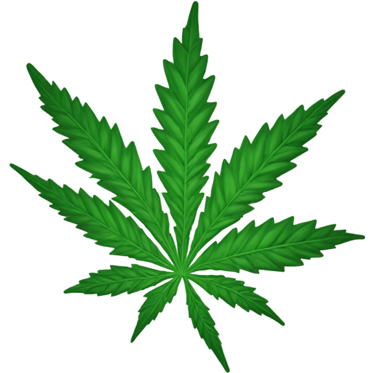 Weed leaf emoji