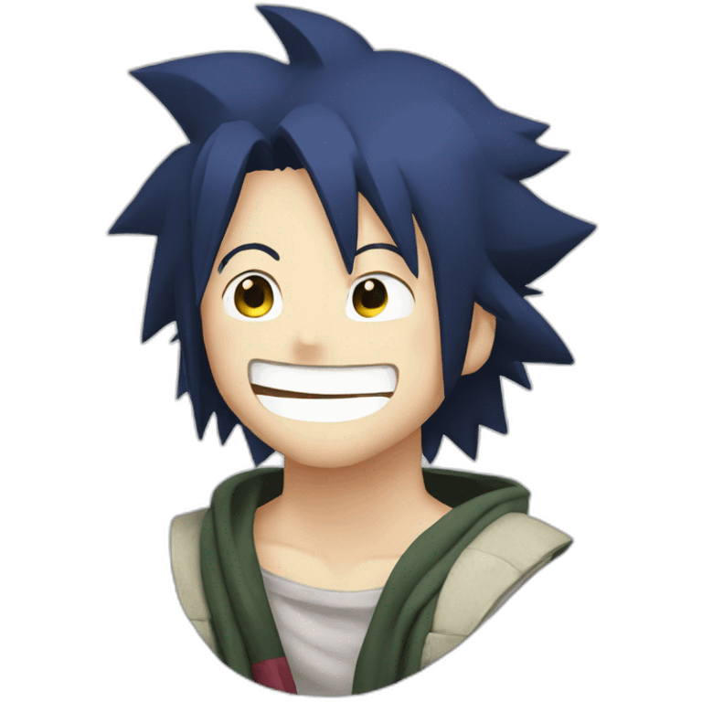 Sasuke laughing  emoji