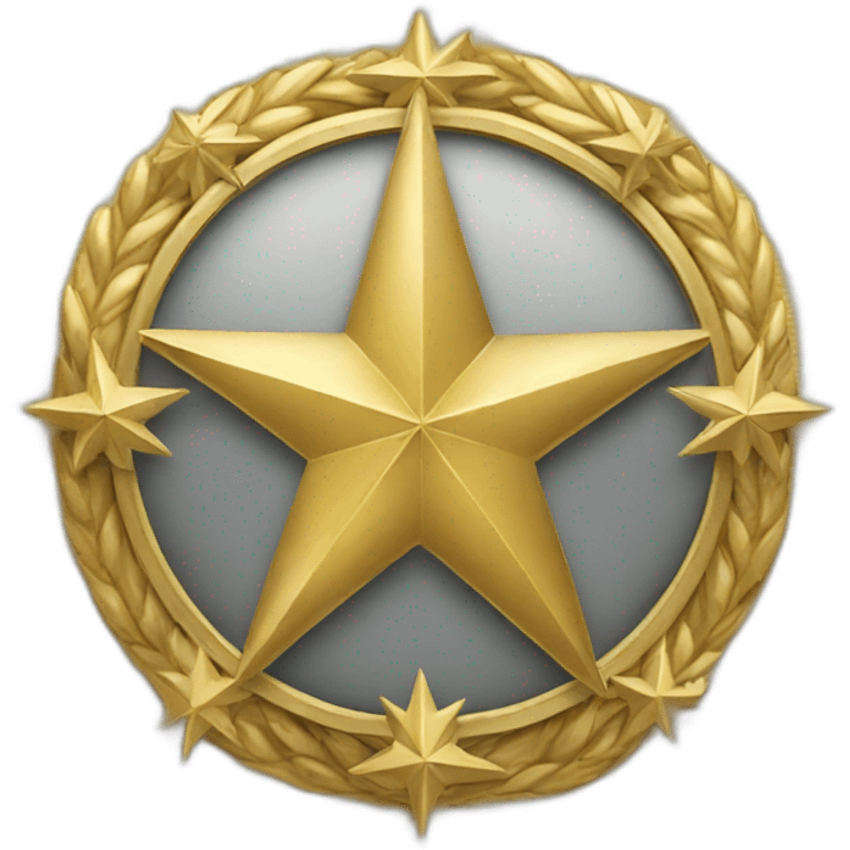 five-star general insignia emoji