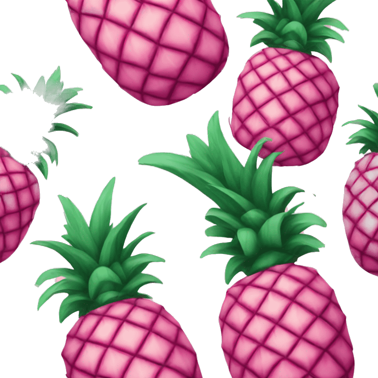 pink pineapple  emoji