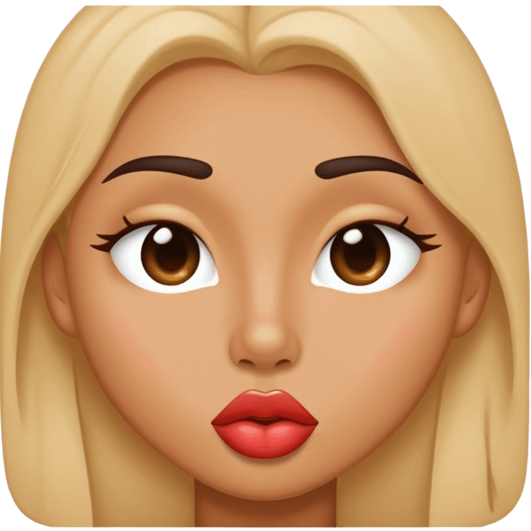 Sexy kissy face emoji