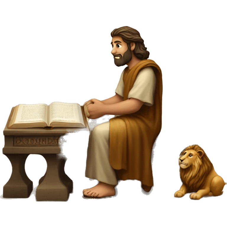 Bible david in the lions de emoji