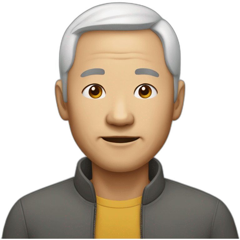 50 year old chinese man emoji