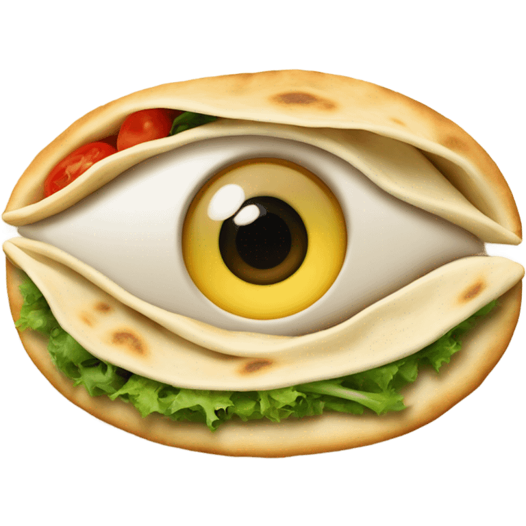 piadina with eye  emoji