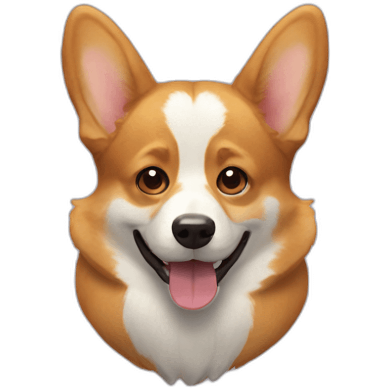 Corgi say Booosya emoji