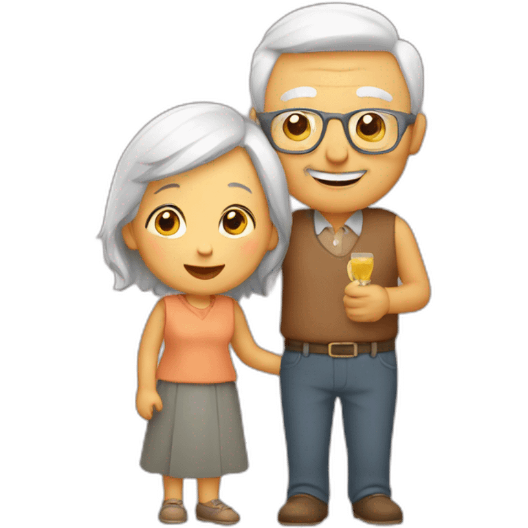 Grandparents congratulated you emoji