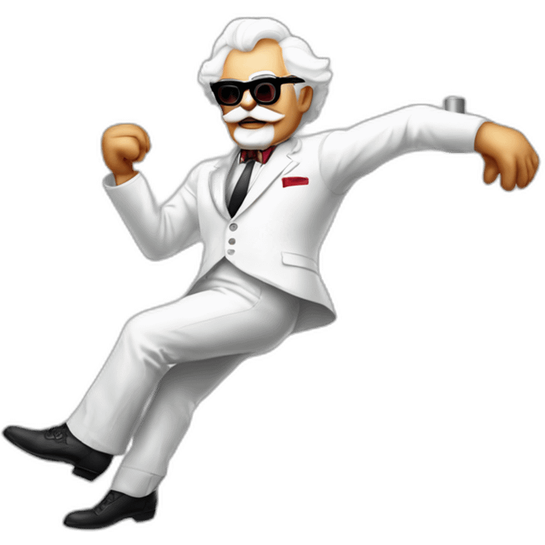 colonel sanders pole dancing emoji