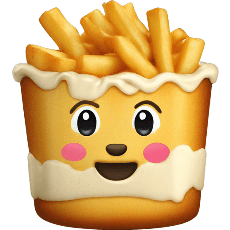 Poutine le présidant sur un ours emoji