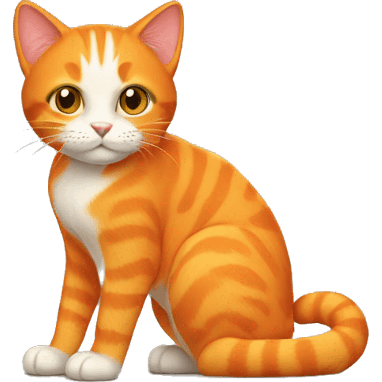 Orange cat emoji