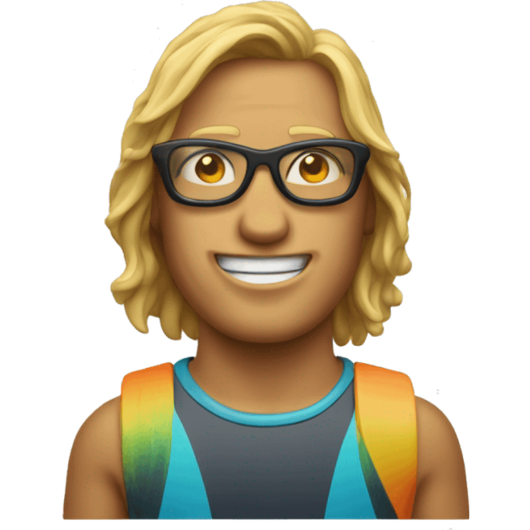 Surfer mit brille emoji