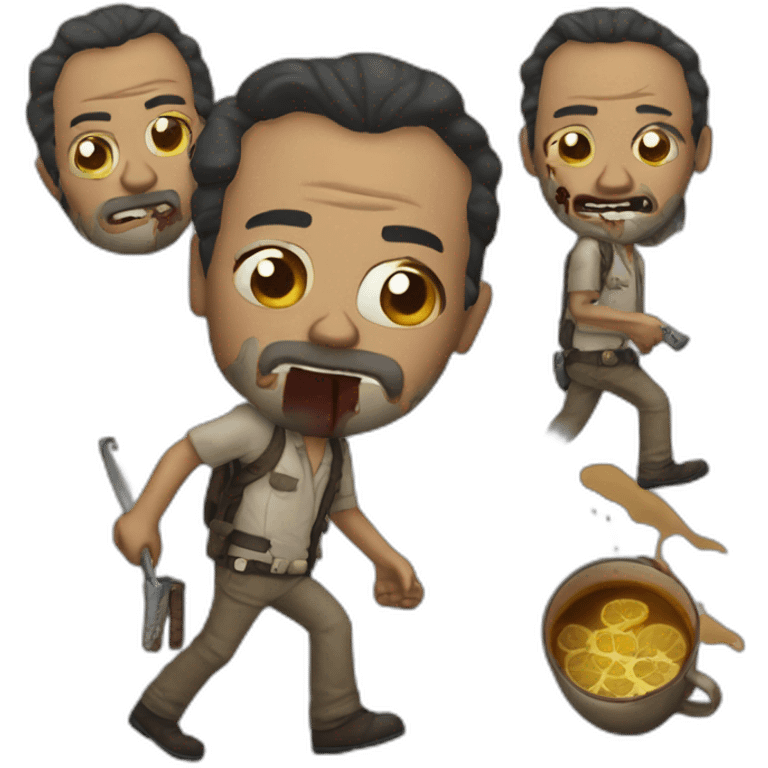 Thé-walking-dead emoji