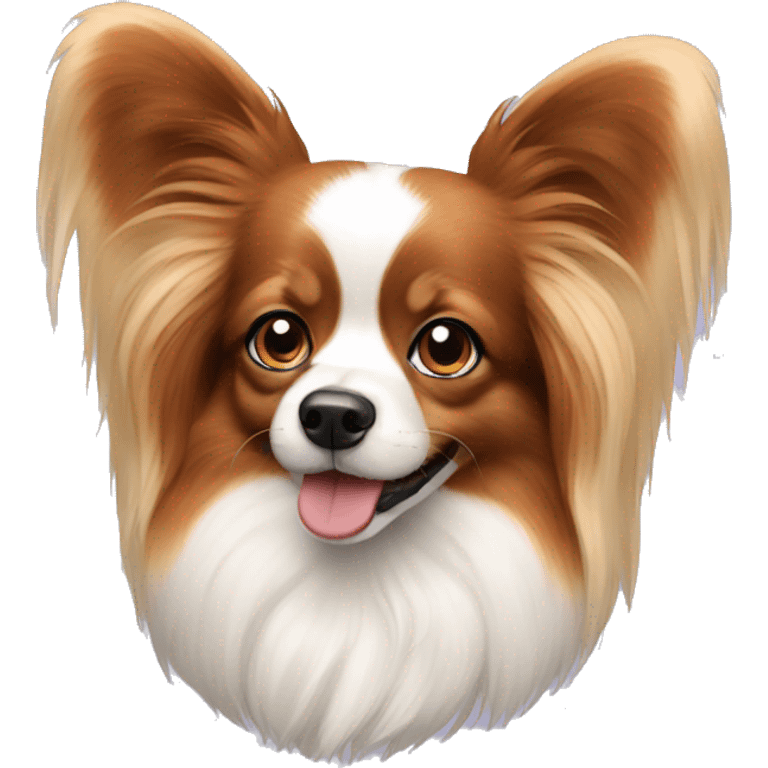 a papillon dog emoji