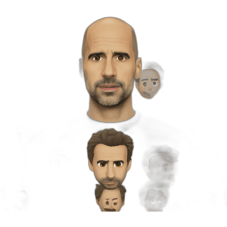 Pep Guardiola caméras emoji