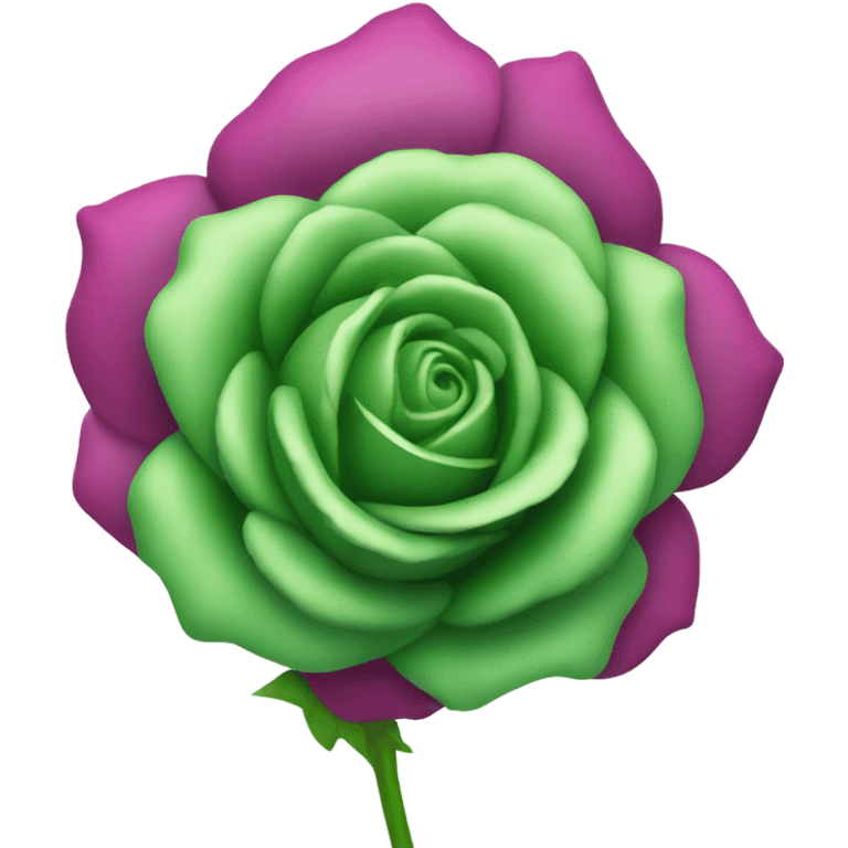 green rose emoji