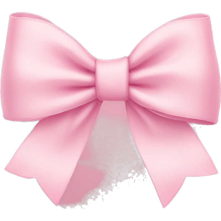 Light pink bows emoji