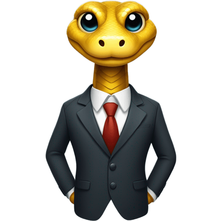 snake in a suit emoji