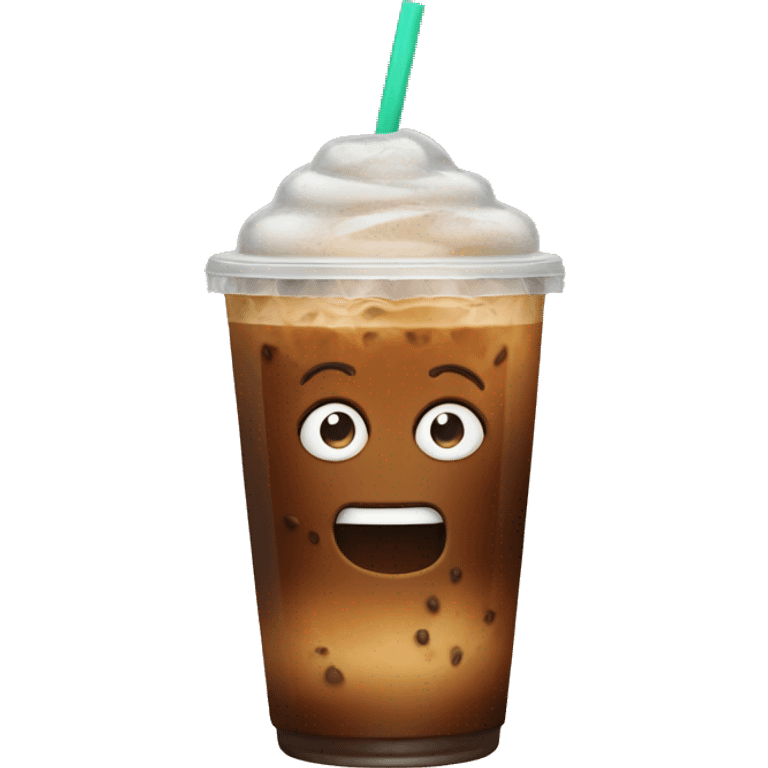 iced coffee emoji