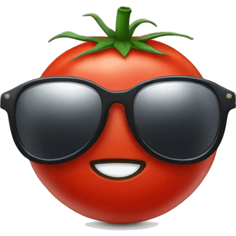 tomato with sunglasses emoji