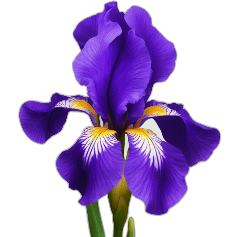 Iris flower emoji