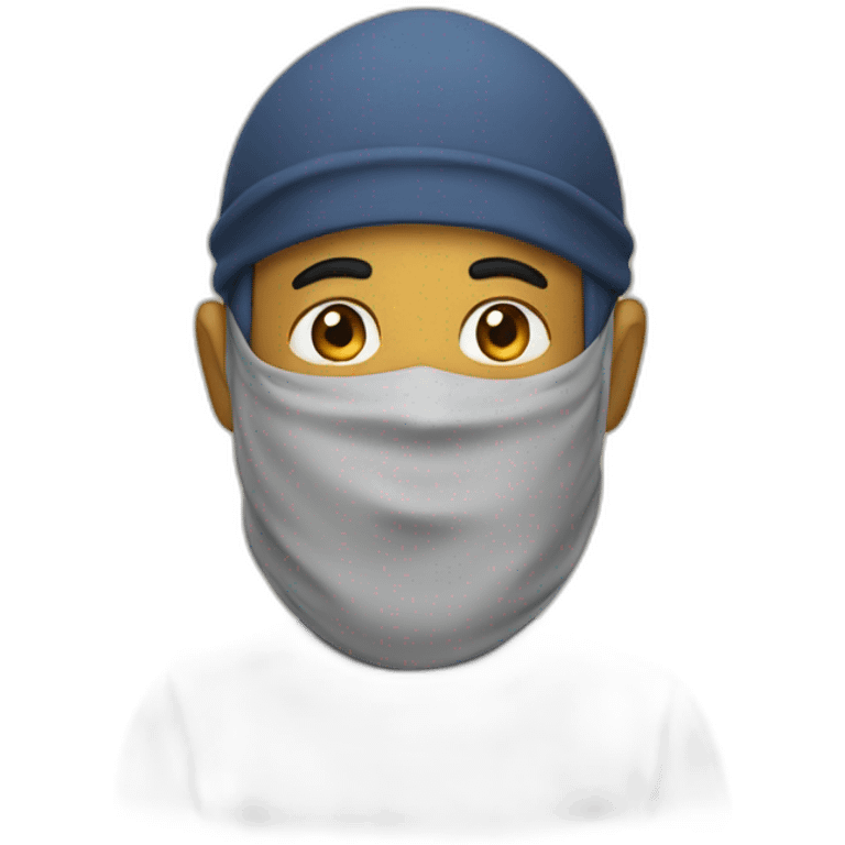 muslim with a tephilind emoji