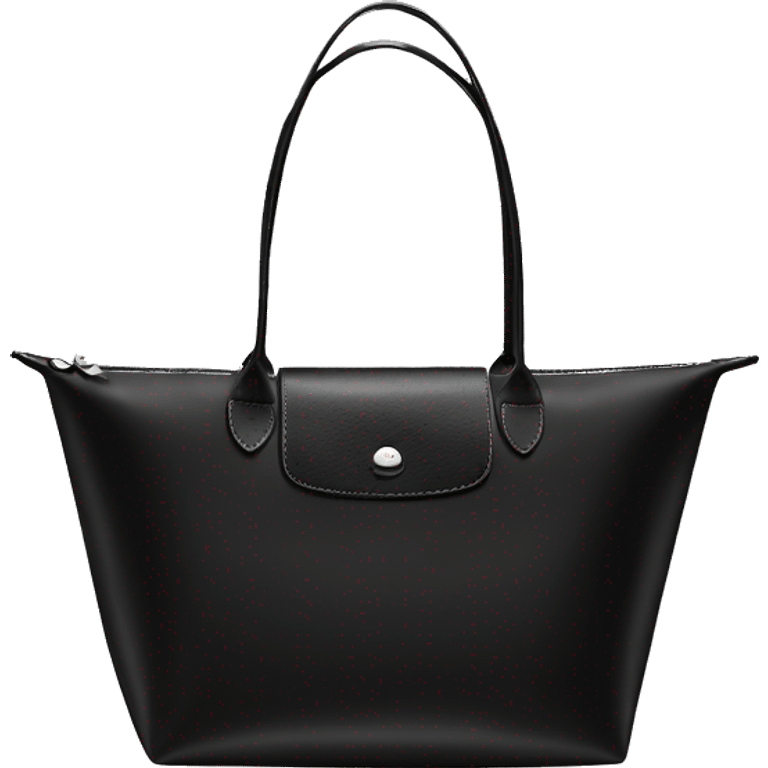 black longchamp tote  emoji