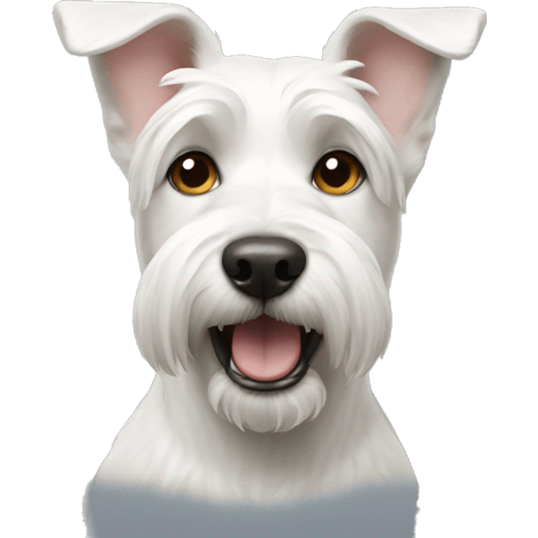 Whiteterrier dog emoji