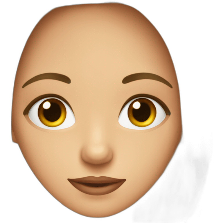 femme choqué coeur dans les yeux emoji