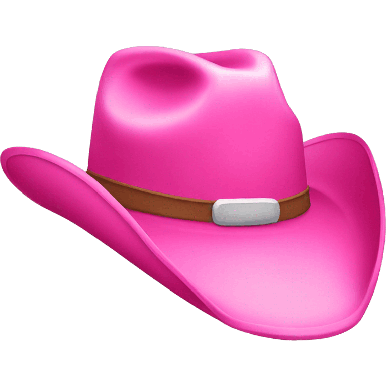 Pink cowboy hat emoji