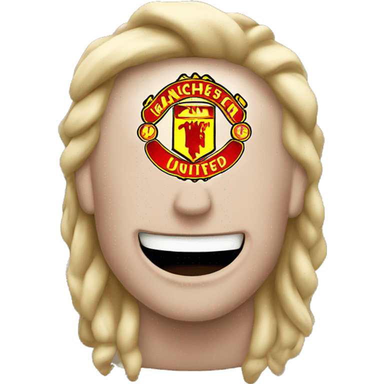 Manchester United logo emoji